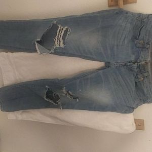Express Jeans Brand Distressed Jeans
